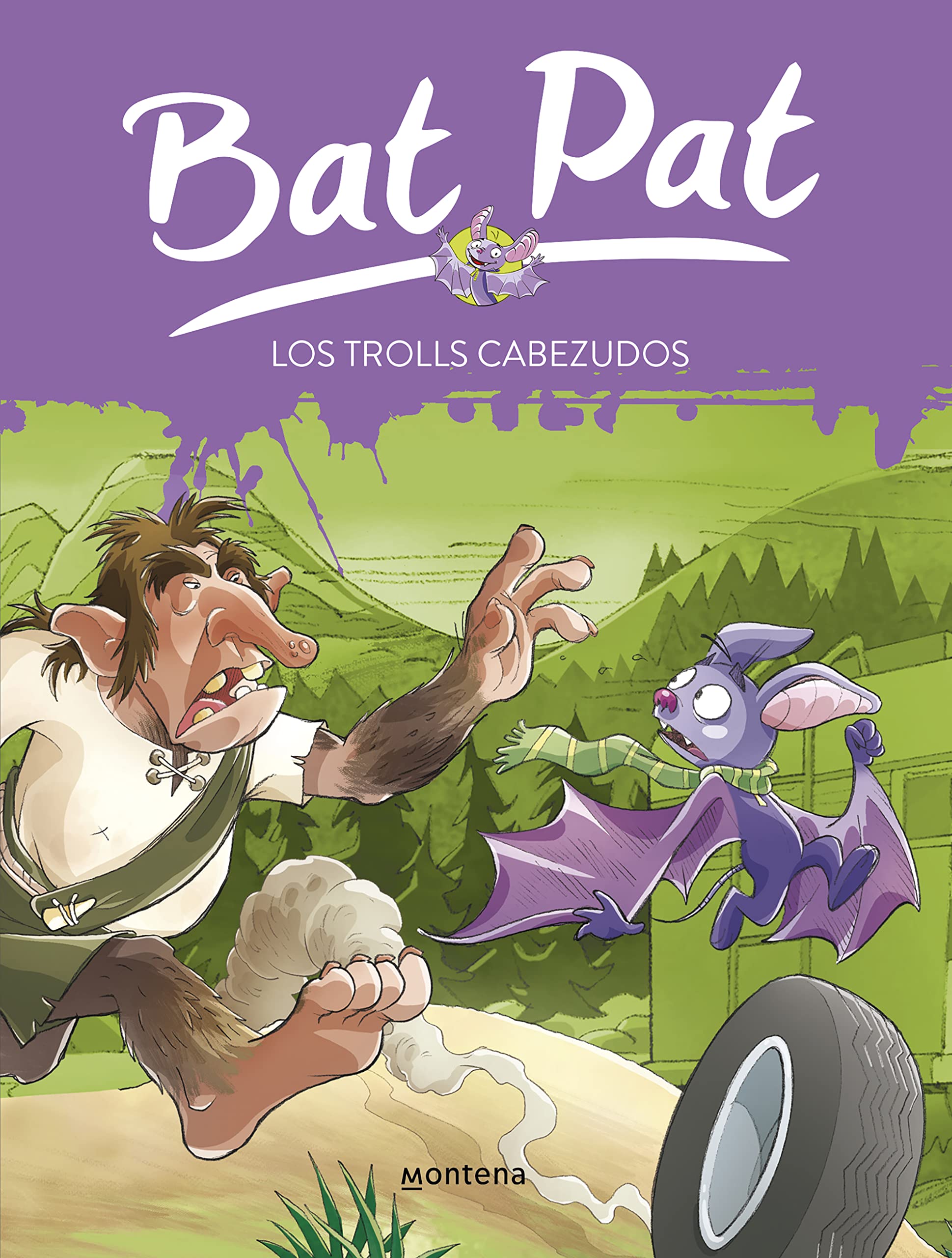 Portada de Bat Pat 9 - Los trolls cabezudos (Jóvenes lectores)