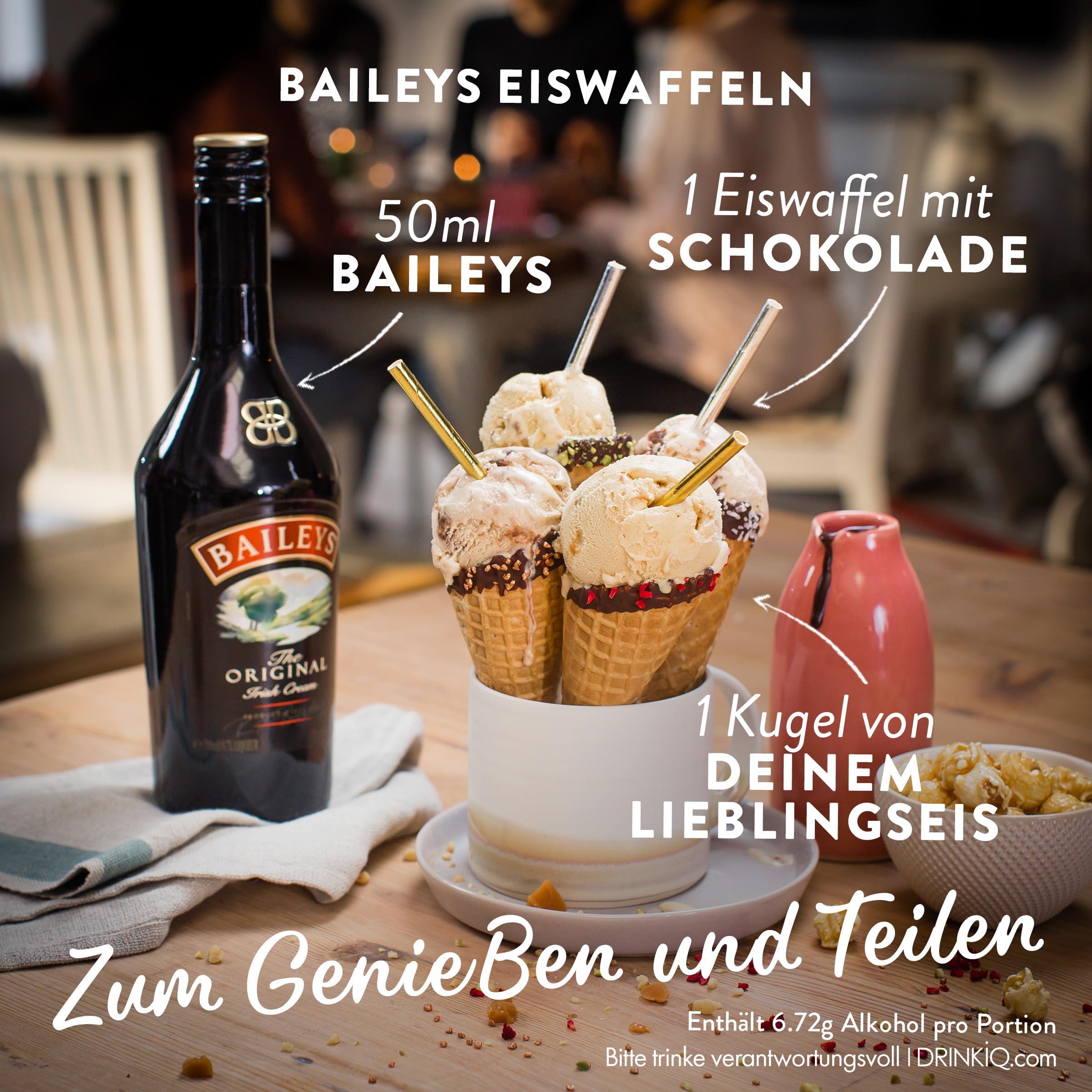 Baileys Original | Irish Cream Likör | | beliebte Klassiker | 17% vol | 700ml Einzelflasche 5
