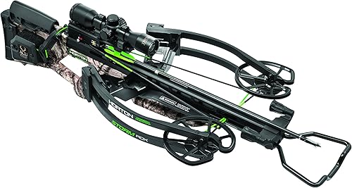 TenPoint Horton Crossbow Innovations NH15001-7522 Storm RDX Premium Package with ACUdraw, One Size, Mossy Oak Treestand/Black
