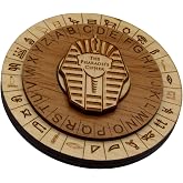 Egyptian Cipher Wheel for Escape Rooms - Decoder Disk - Escape Room Prop | Themed activity for groups, classrooms, and table top gaming. Create secrect messages with this handmade cypher.