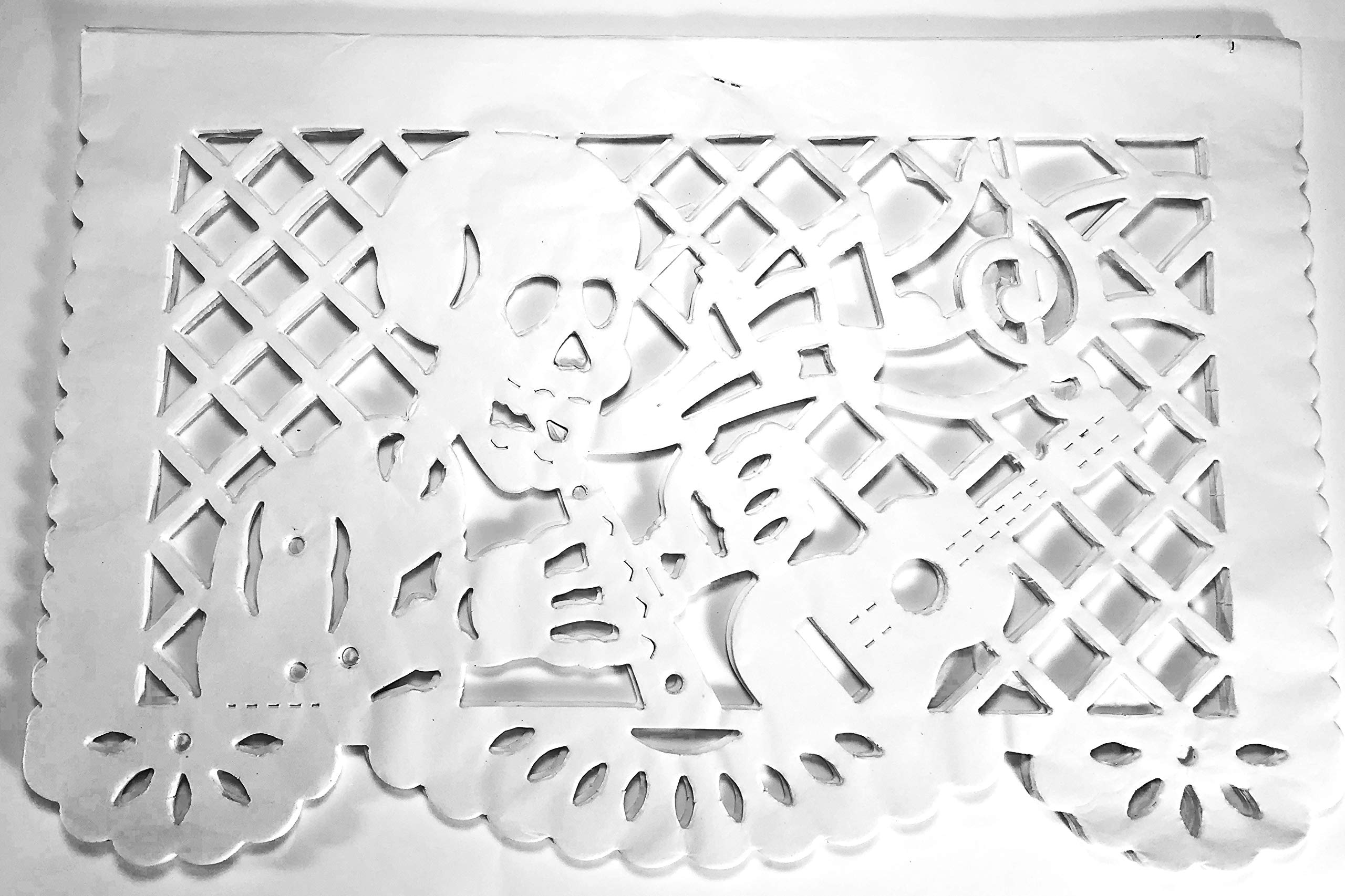 Fiesta Brands 30 Frontales Pack Altar de Ofrendas Dia de Muertos Day of The Dead Decoration Colorful Medium Size Tissue Paper Mexican Papel Picado.