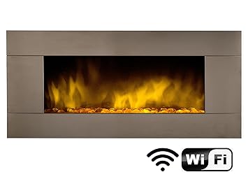 cheminee electrique pure inox xxl