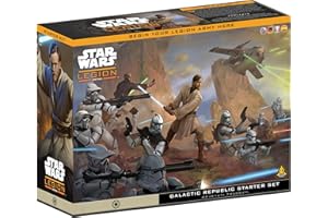 Asmodee Star Wars Legion Galactic Republic Starter Set - Tabletop Miniatures Game, Strategy Game for Kids and Adults, Ages 14