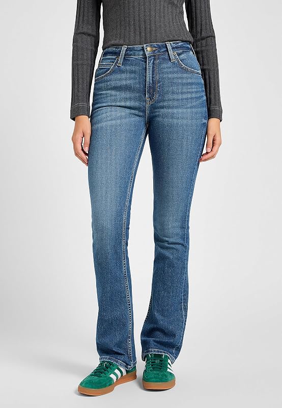 - Jean Femme - Coupe Bootcut Taille Haute - Breese Boot - Valiant Blue