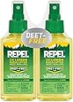 REPEL Plant-Based Lemon Eucalyptus Insect Repellent, Pump Spray, 4-Ounce, Pack of 2