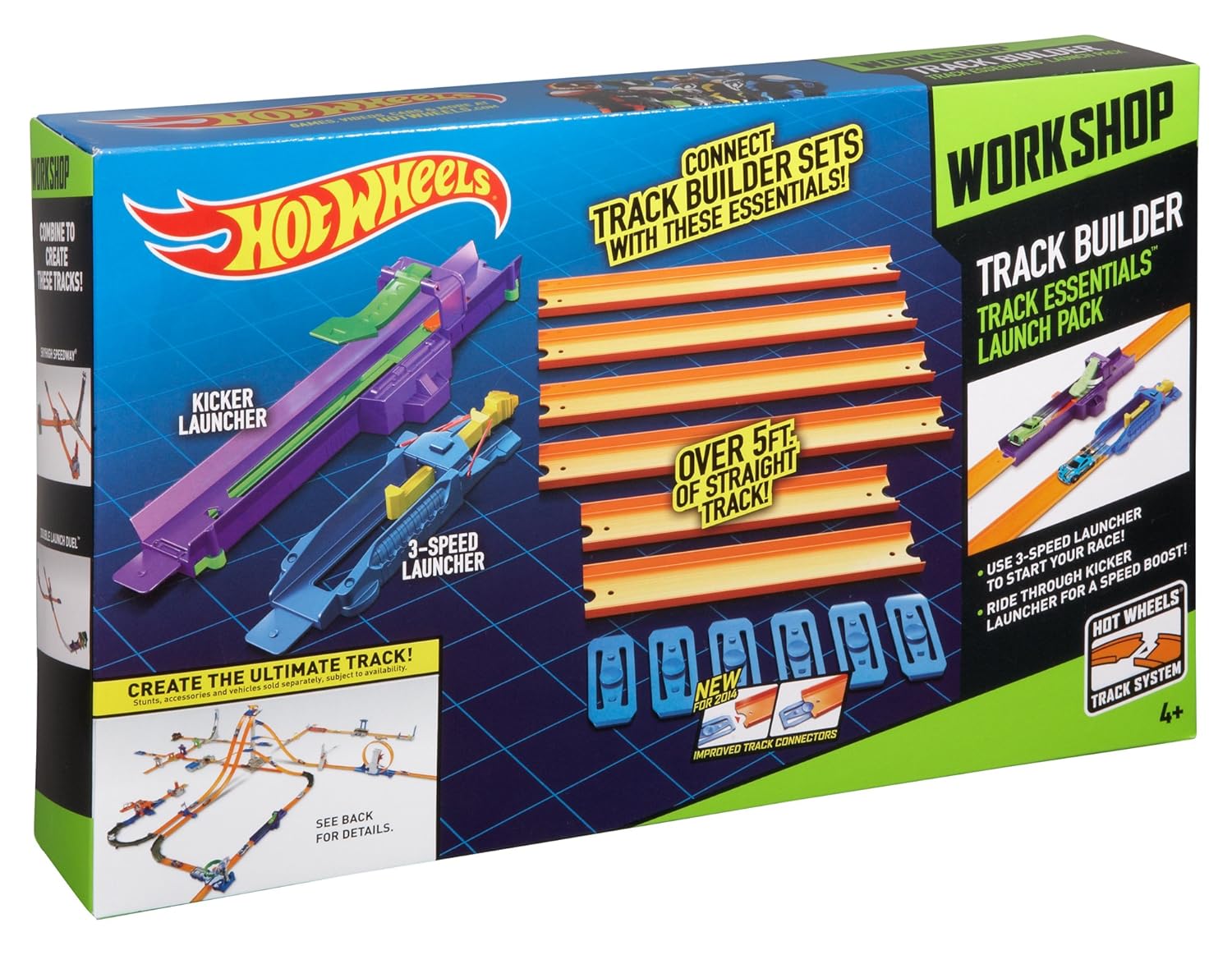 hot wheels track builder launch kit