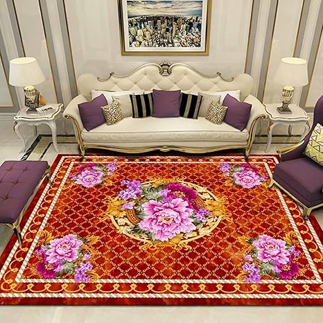 Amazon ラグ カーペット 滑り止め付き 畳 60 90cm 洗える 長方形 防音 子供 薄い カーペット ホットカーペット対応 オールシーズン ラグ 大きめ おしゃれ防ダニ じゅうたん マット ラグカーペット エスニック風 滑り止め ラグ カーペット オンライン通販