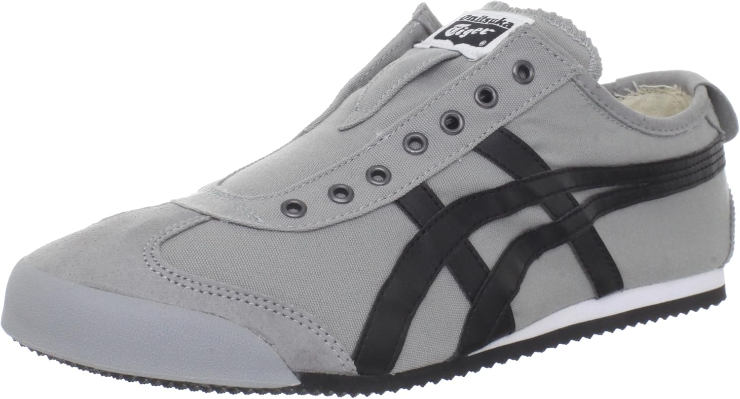 Asics Onitsuka Tiger Mexico 66 Slip On Fashion Sneaker Grey Black 10 5 M Us Women S 9 M Us Men S Amazon Ca Shoes Handbags
