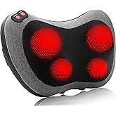 Papillon Shiatsu Back Massager with Heat, Deep Tissue Massage Pillow for Neck,Shoulder,Foot & Lower Back Pain Relief,Electric Kneading Massager for Home, Office, Car-Gifts for Mom, Dad, Men, Women