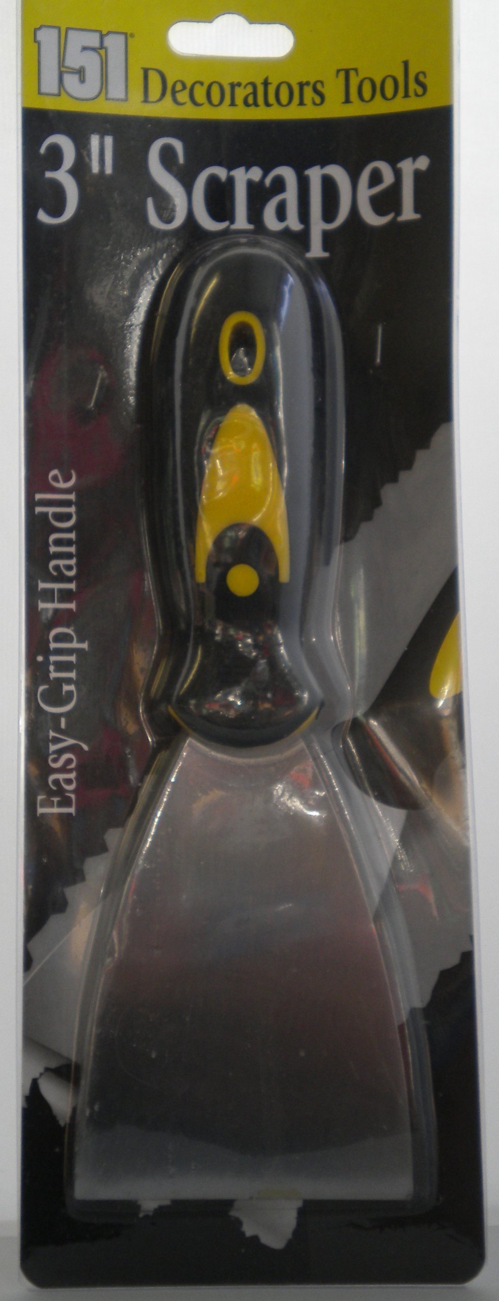 151 Decorators Tools - 3 Inch Scraper with Easy Grip Handle