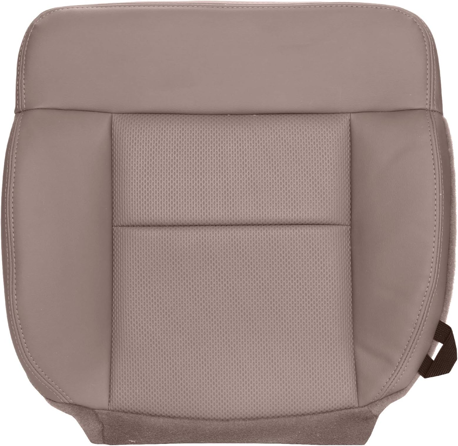 The Seat Shop Driver Bottom Replacement Vinyl Seat Cover - Medium Pebble Tan (Compatible with 2004-2008 Ford F150 XL Work Truck)