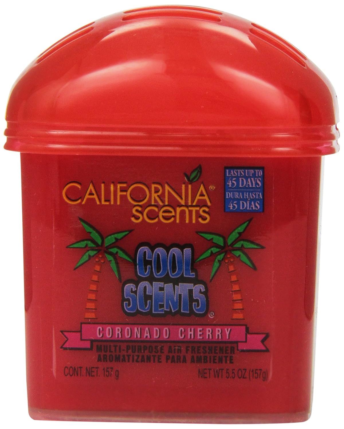 California Scents Solid Dome, Coronado Cherry, 5.5Ounce Jars (Pack of