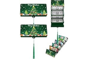 Christmas Money Wallets for Cash, Money Wallet, Money Cards for Cash, with 10 Card Slots，Christmas Money Holders Holiday Part