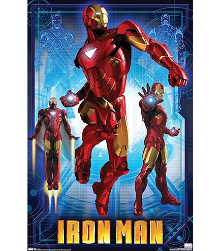 Iron Man Movie Poster - 'In Flight' Rare Hot New 24x36 Reproduction