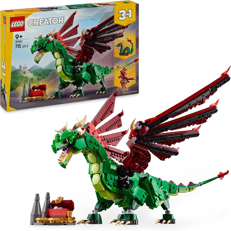 Creator 3 en 1 Dragón Medieval 31161