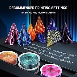 SUNLU Silk Triple Color Pla Filament, Silk PLA 3D