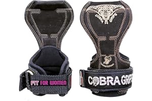 Cobra Grips PRO Weight Lifting Gloves Straps Hooks Power Lifting Deadlifts