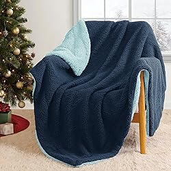 Exclusivo Mezcla Reversible Sherpa Fleece Throw
