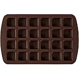 Wilton Bite-Size Brownie Squares Silicone Mold, 24-Cavity