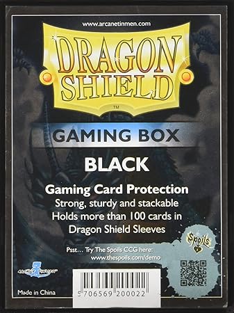 Card Gaming Box, Black