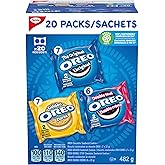 OREO, 20 Snack Packs (Individually Wrapped), 40 Cookies, School, Lunch, Travel, Gift, Birthday, Bulk Variety Pack of OREOs Or