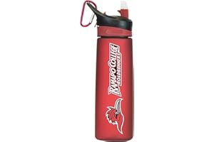 THE FANATIC GROUP Ramapo College of New Jersey Tritan Plastic Frosted Sport Bottle, Design-1 - Burgundy