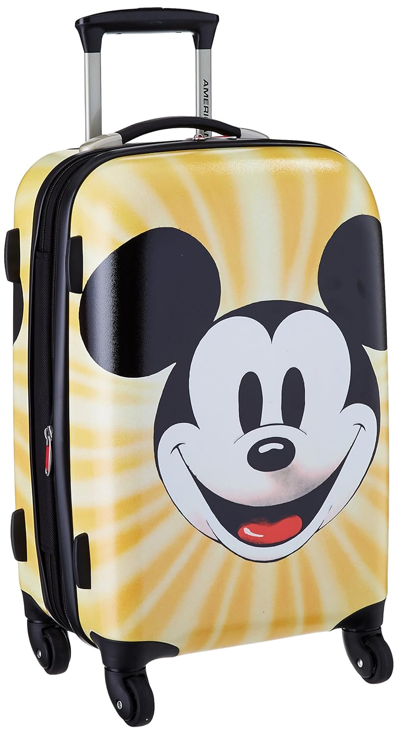 American Tourister Disney Mickey All Ages Spinner, Mickey Mouse Face, International Carryon