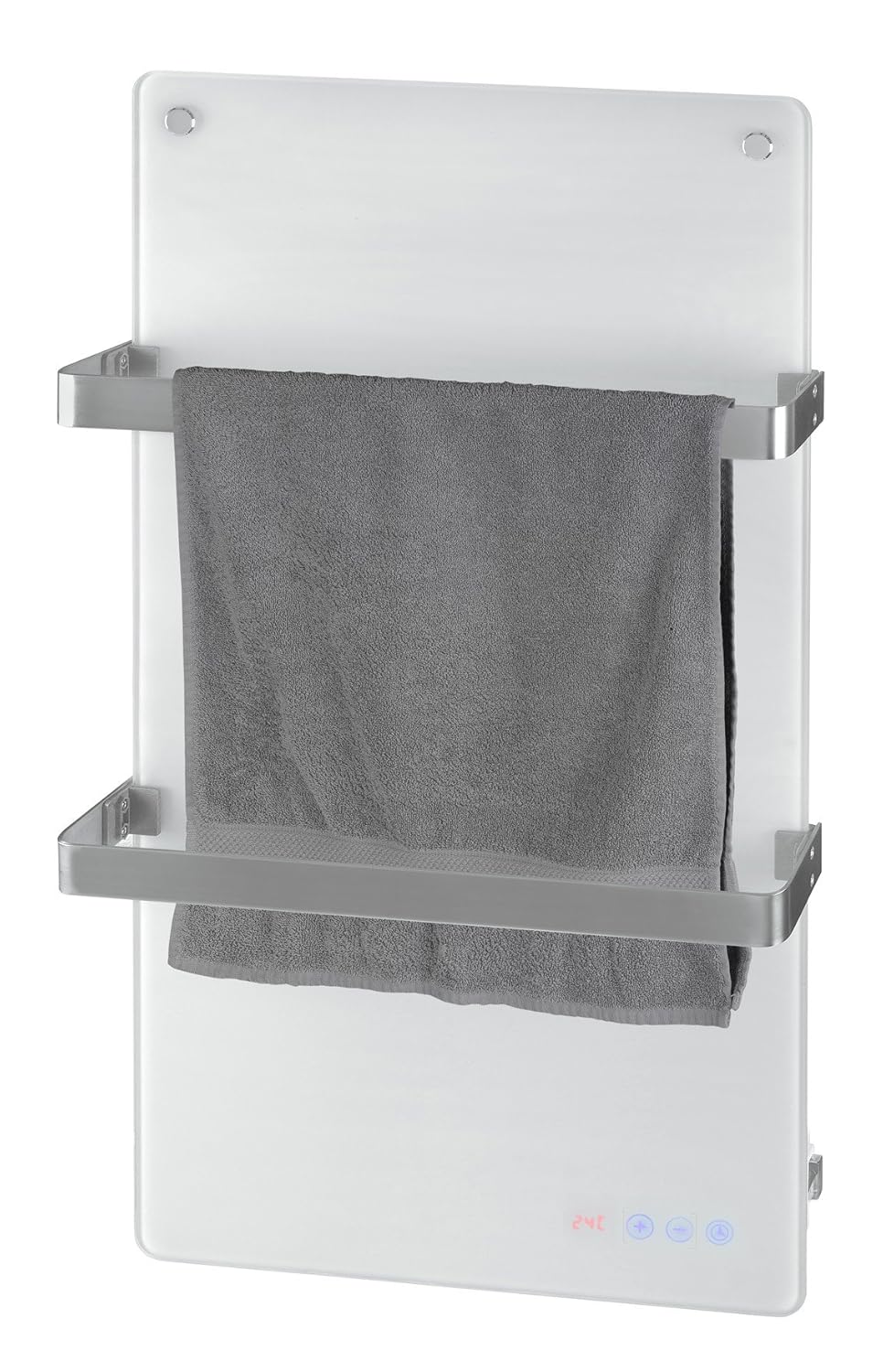 Eurom Sani Comfort, glass bathroom radiator, hand towel dryer and