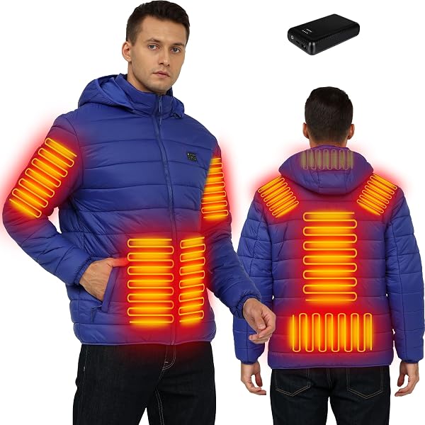 PANATUDE WOMENS HEATED JACKETS WITH 16000MAH BATTERY PACK...