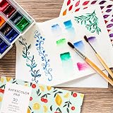 WSICSE Watercolour Pad A5 300GSM 30 Sheets Cold Press Cotton Paper view 5