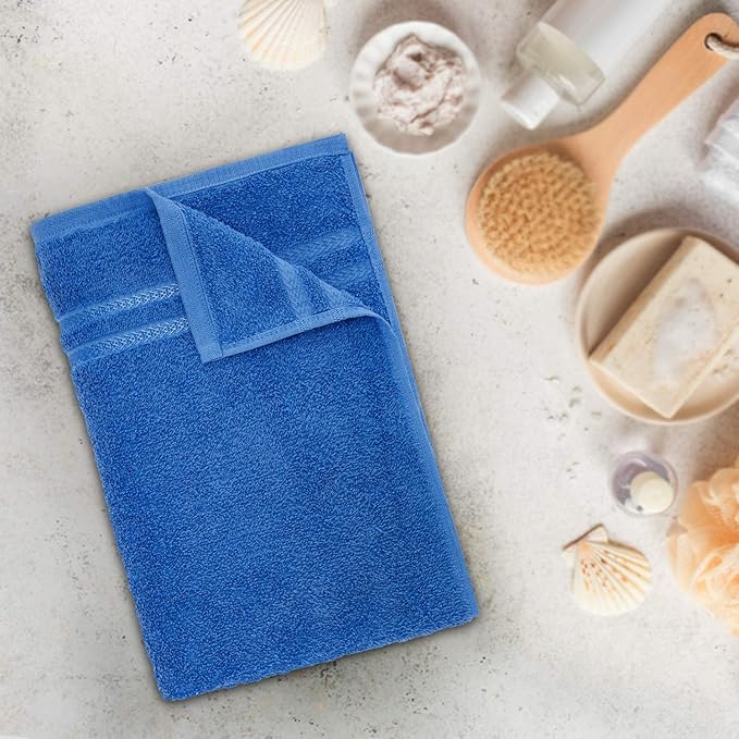 Welspun Cotton Bath Towel 375 GSM (Set of 1, Navy Blue) Amazon.in