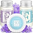 Luxury Travel and Hotel Amenities Set (1 Oz, 150 Pieces), Grade-A Guest Ingredients and Gift Packaging Toiletries, Includes 50 Round Soaps, 50 Shampoos & 50 Conditioners by EcoEarth