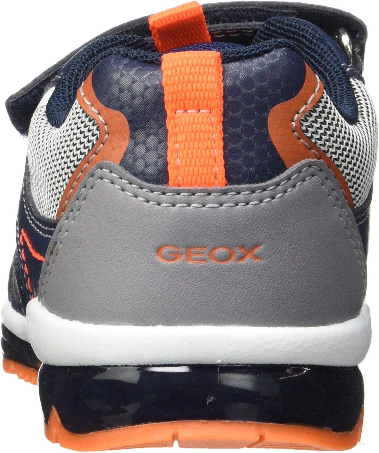 Geox Baby Boys’ B TODO Sneaker, Navy/Fluo Orange, 10 UK - Image 4