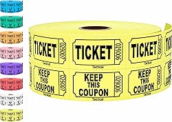 1000 Tacticai Raffle Tickets, Yellow
