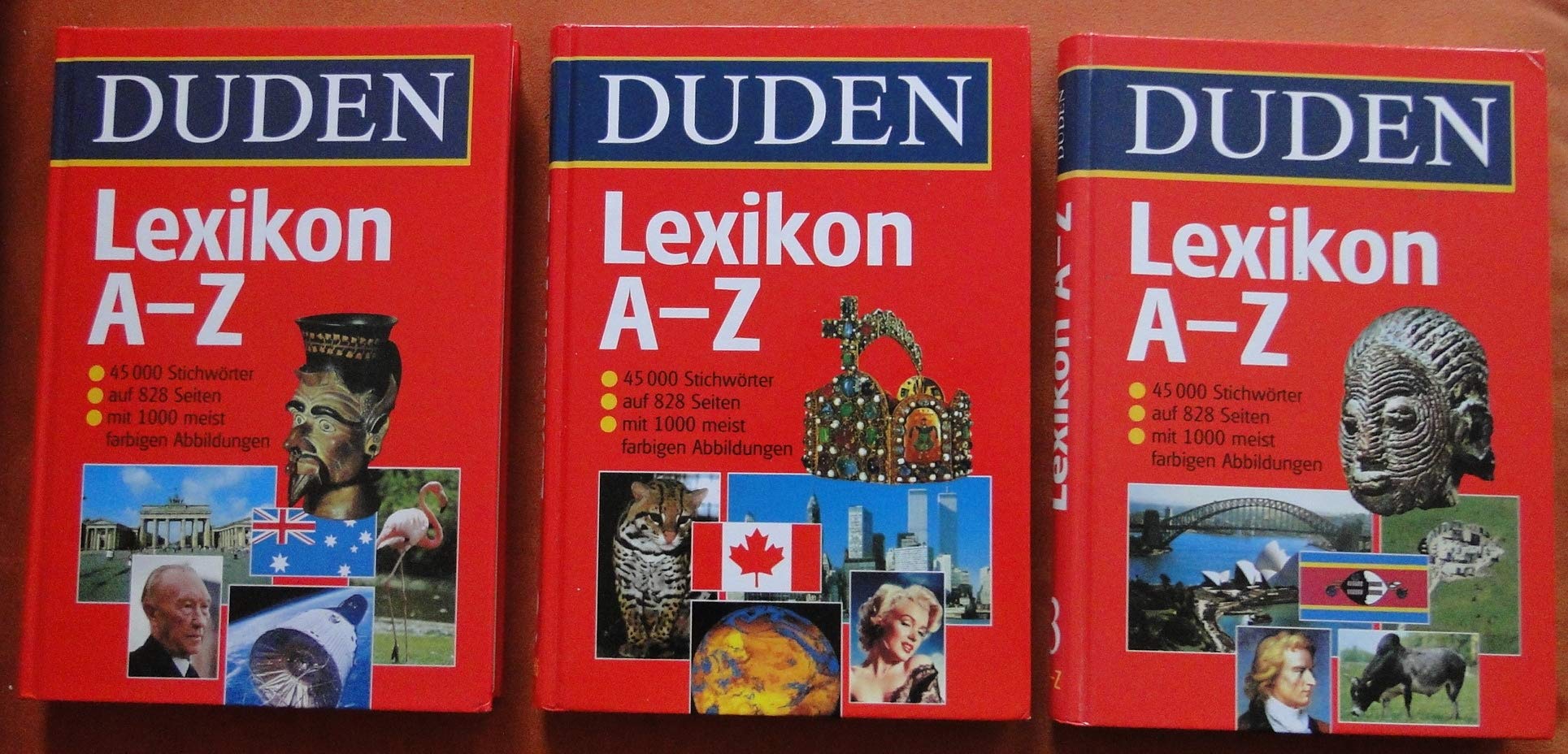 Duden Lexikon A Z 3 Bande Duden Amazon De Unbekannt Bucher