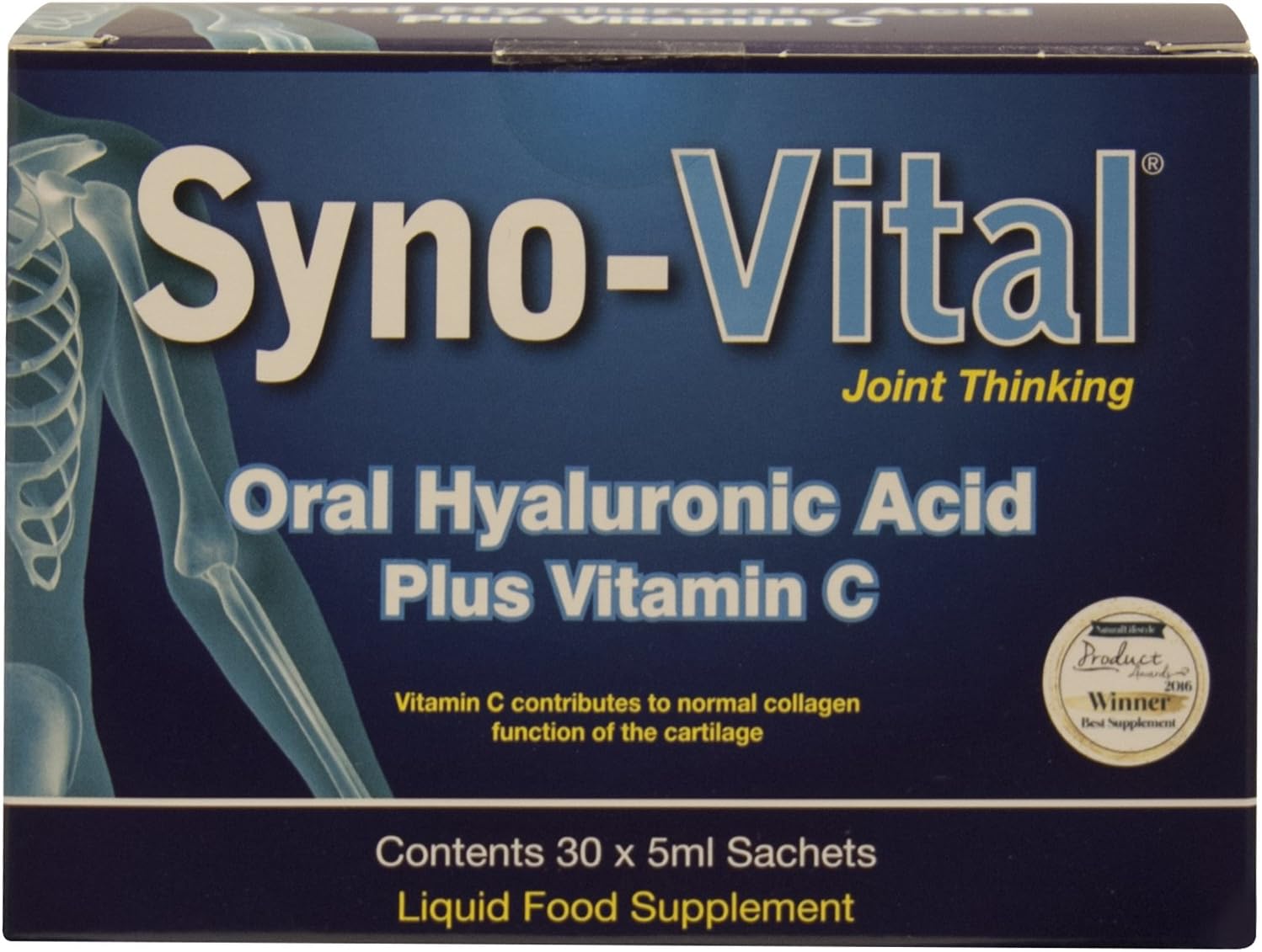 Syno 5ml Vital Hyaluronic Acid - Pack of 30 Sachets, 150 ml (Pack of 1)
