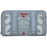 Montana West X Wrangler Wristlet Wallet for Women Bifold Travel Wallet Designer Rheinstone Shimmer Wallets Jean