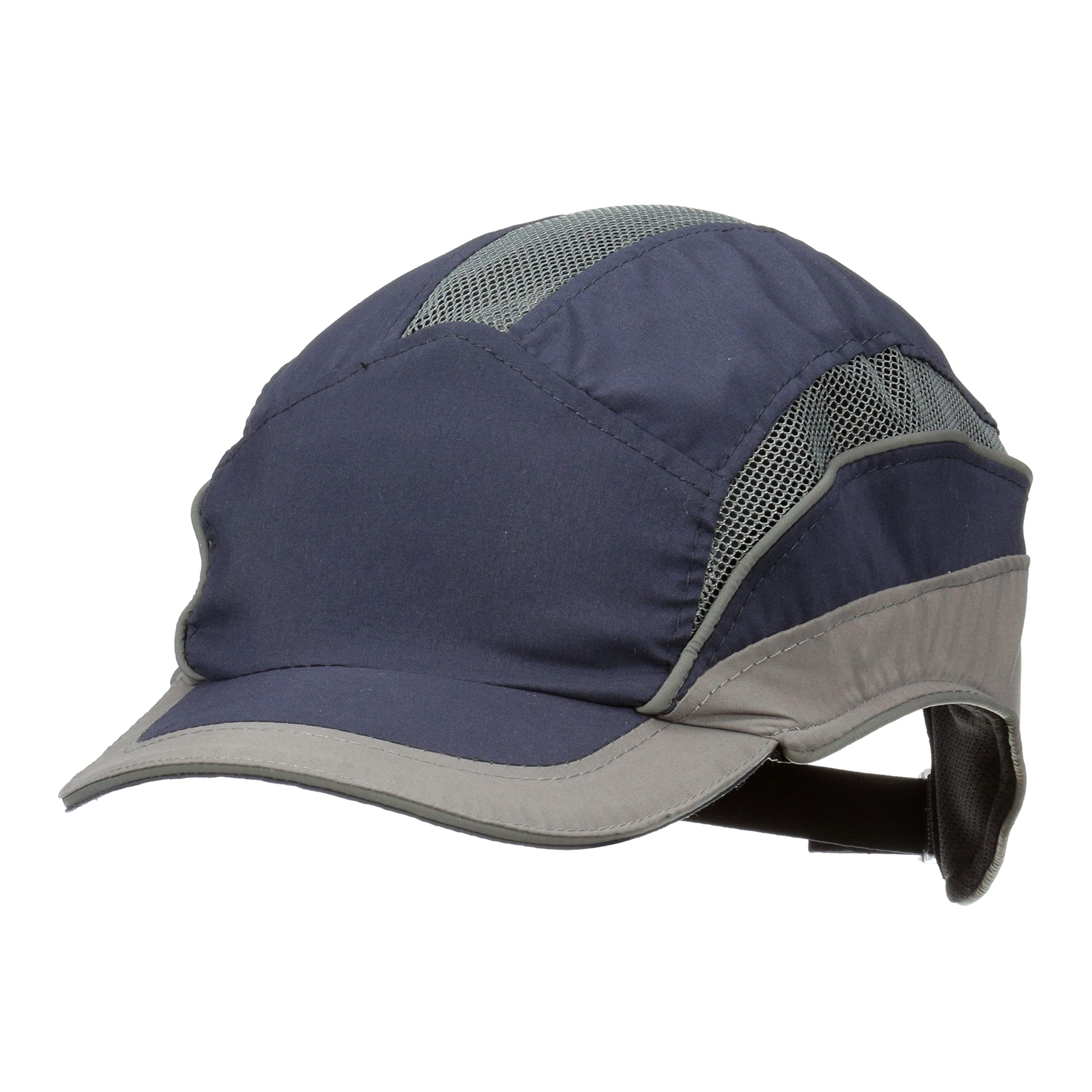 3M First Base 3 Bump Cap 2031216, Elite, Navy/Grey, Reduced Peak, 55mm
