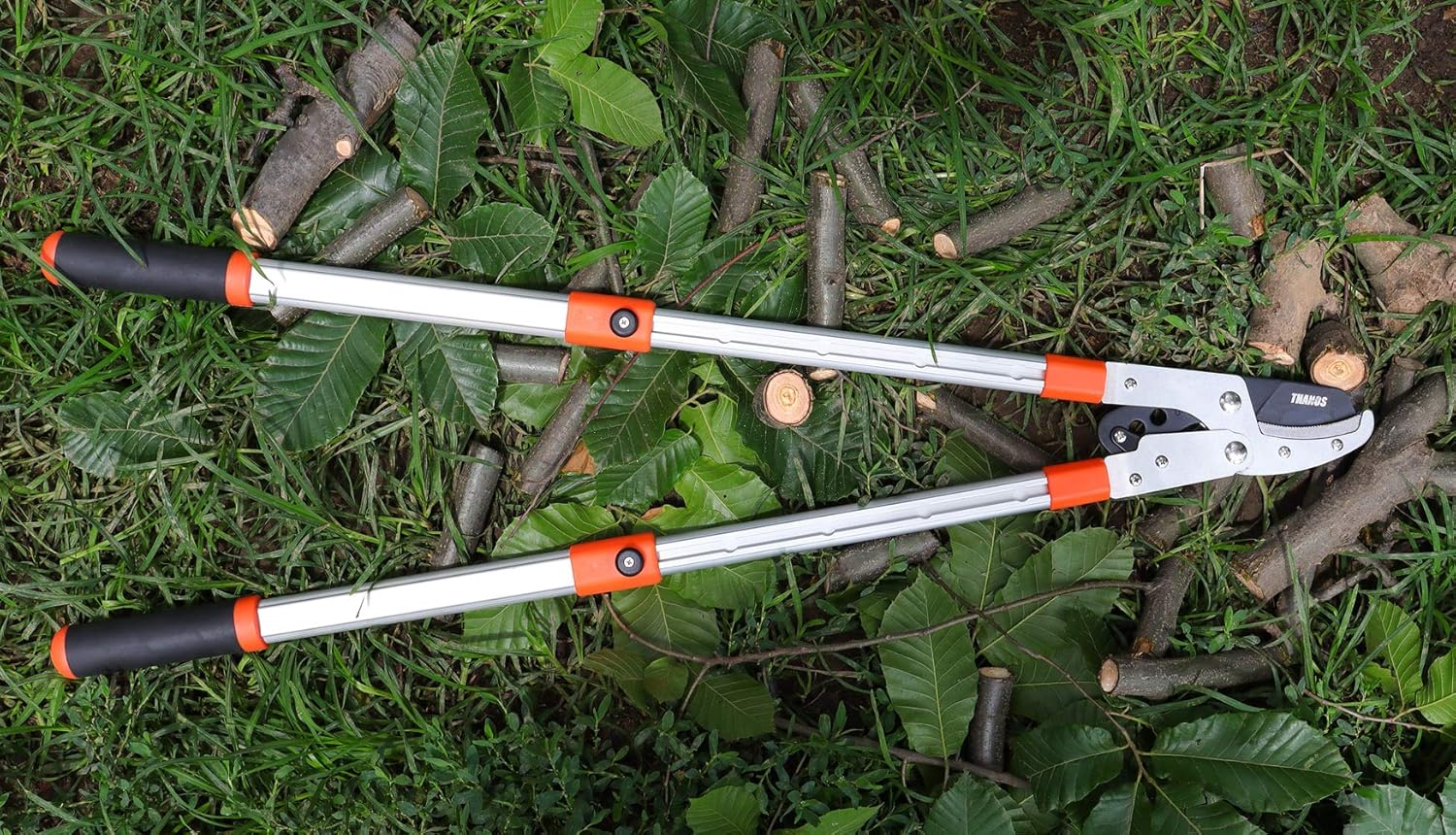 THANOS Pruning Loppers, Tree Pruner, with SK-5 High Carbon Steel Blades, Telescoping Aluminium Lightweight Handle, Branch Cutter, Tree Trimmer, Hand loppers : Garden & Outdoor