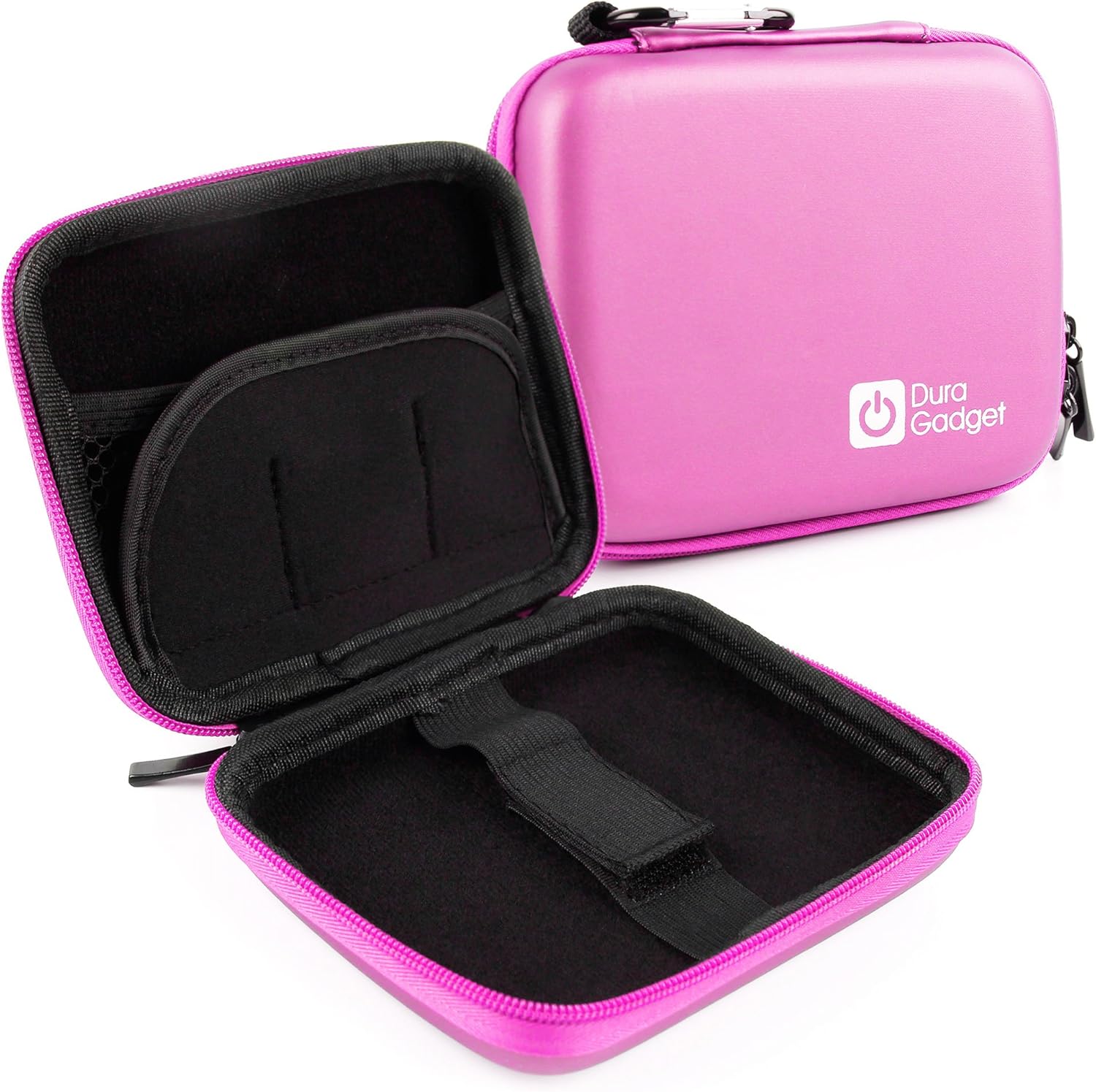 DURAGADGET Premium Quality Pink Shock-Absorbent Hard Shell Case - Compatible with The Nextbase in-Car Dash Cam 101 | Dash Cam 202 Lite | Dash Cam 512G