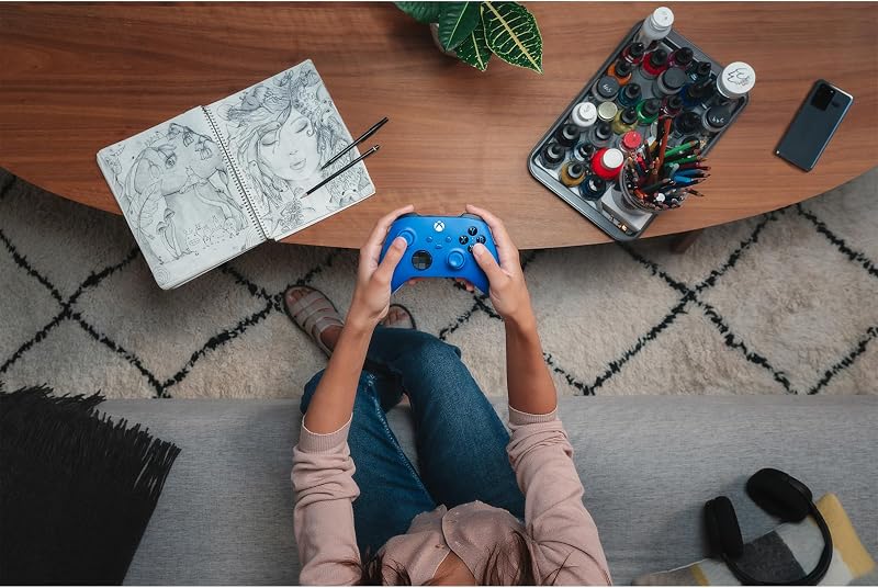Wireless Controller – Shock Blue Series X|S, One, PCs, TVs, Mobilgeräte und mehr