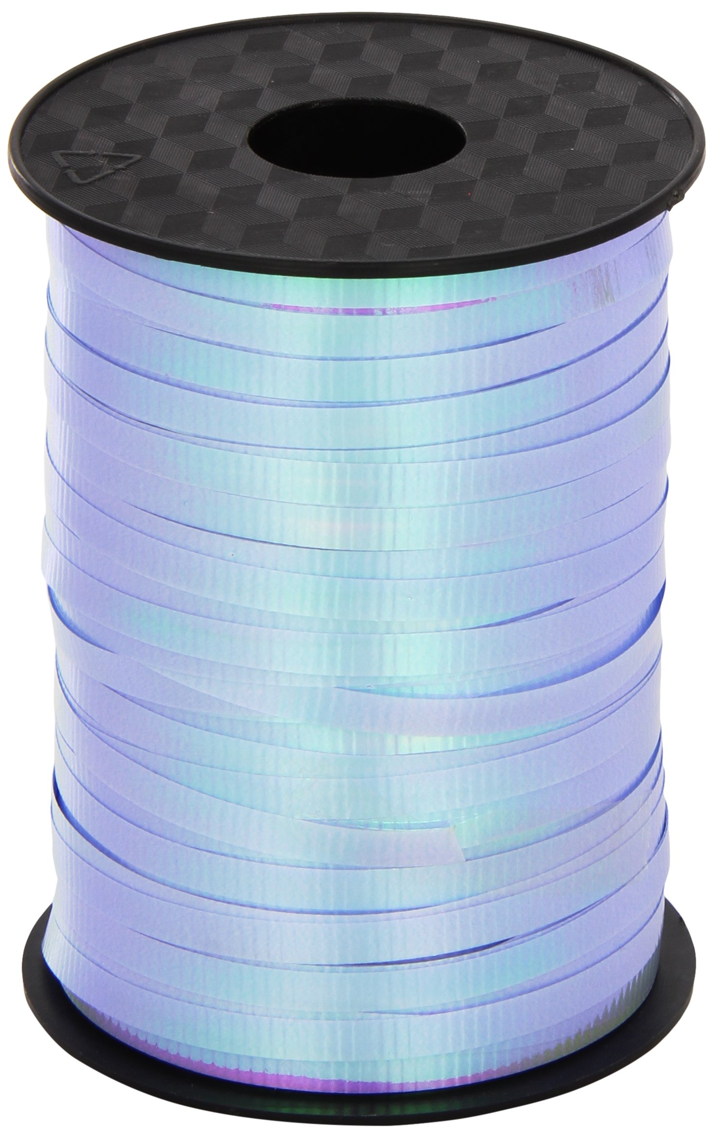 Amscan 991006 Balloon Ribbon 250Yd Irid Blue