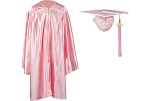 FtyFty Shiny Kindergarten Graduation Cap and Gown Set
