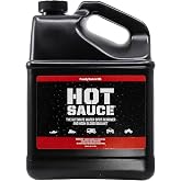Bling Sauce Hot Sauce Hard Water Spot Remover with Wax Sealants, 1 Gallon | Hard water spot remover cleans without stripping wax, adds glossy sealants and works on boats, RVs, autos and glass
