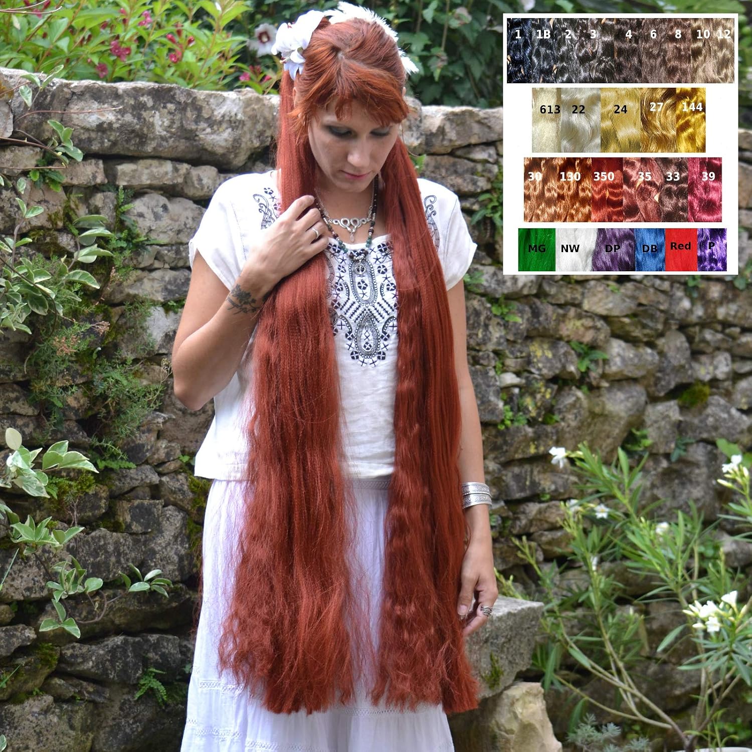 Amazon Com Hair Falls Custom Color Fantasy Fairy Hair Extensions