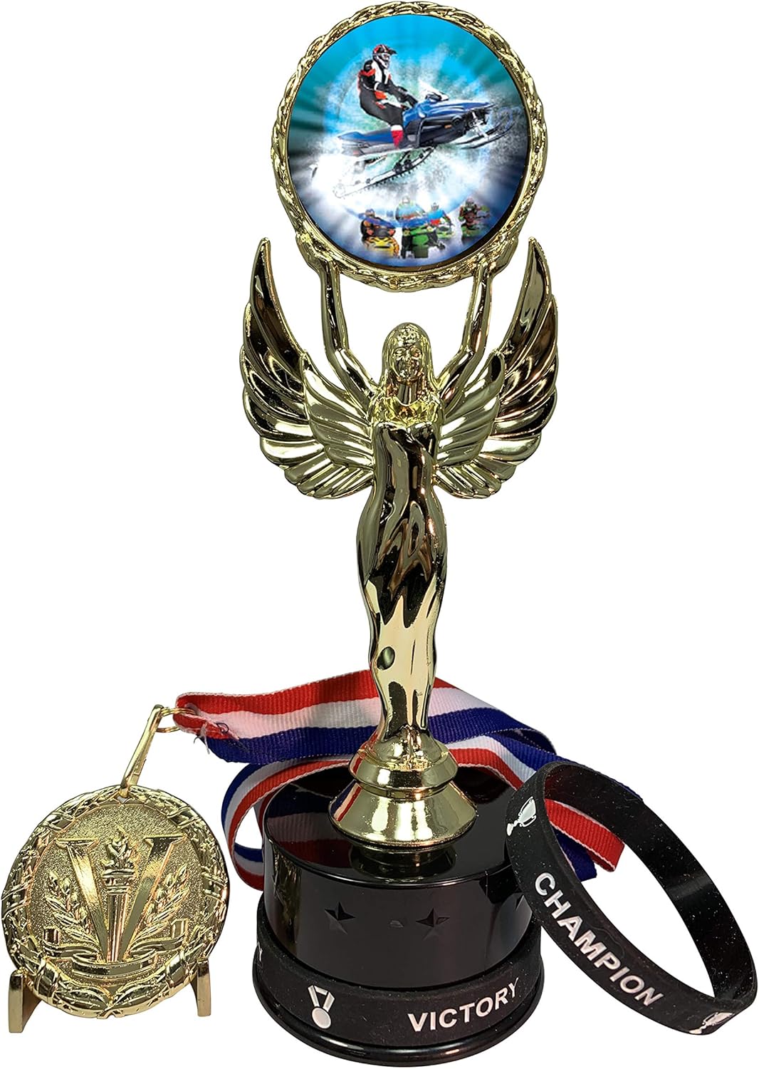 Express Medals Single Snow Machine Trophy Award Pack That