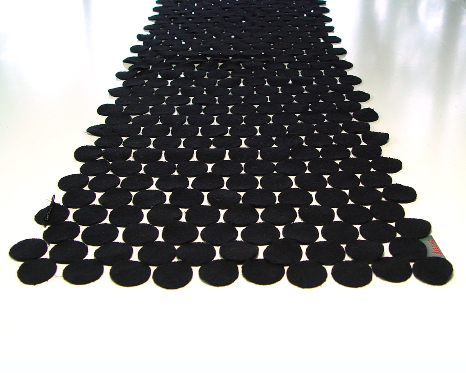 XXD Dress It Dots Black Design Scarf Wool Felt Table Runner Amazon.co