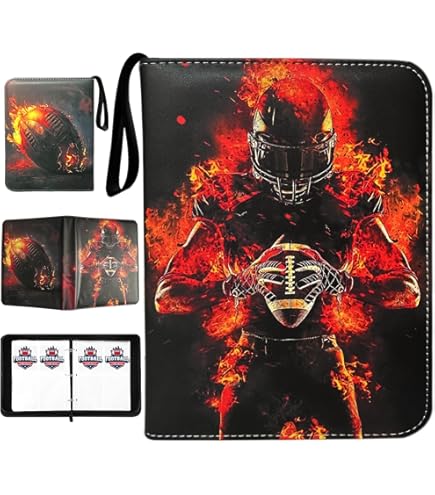Amazon.com: Card Binder Compatible with Football Card, Trading Card, for  MTG and Other TCG, Fits 400 Cards with 50 Removable Pages, Card Holder  Collector for Standard Size Card : Toys & Games