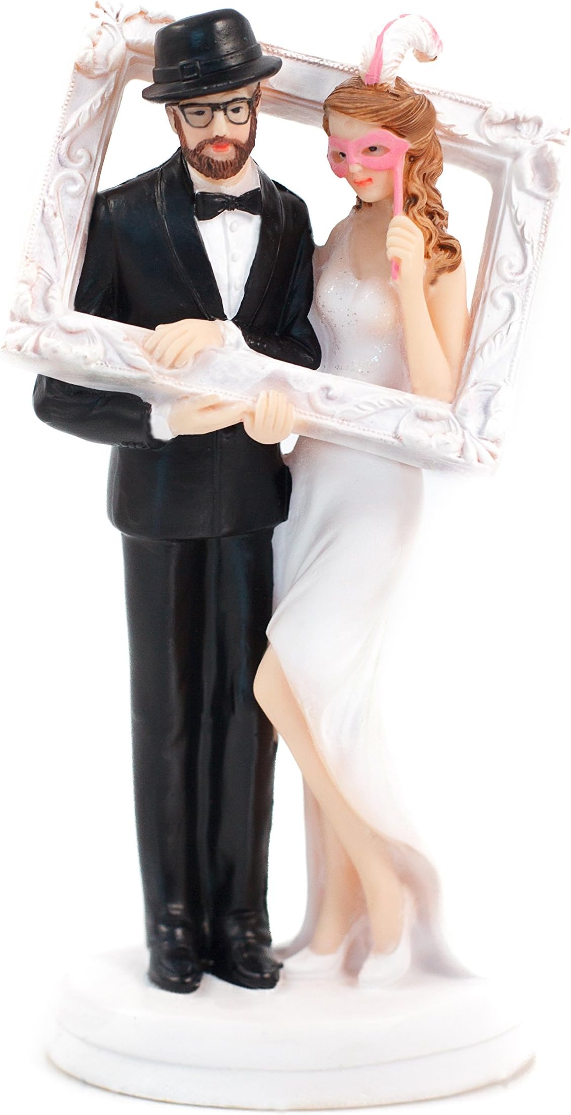 WEDDING SENTIMENTALS - Party Frame Wedding Cake Topper