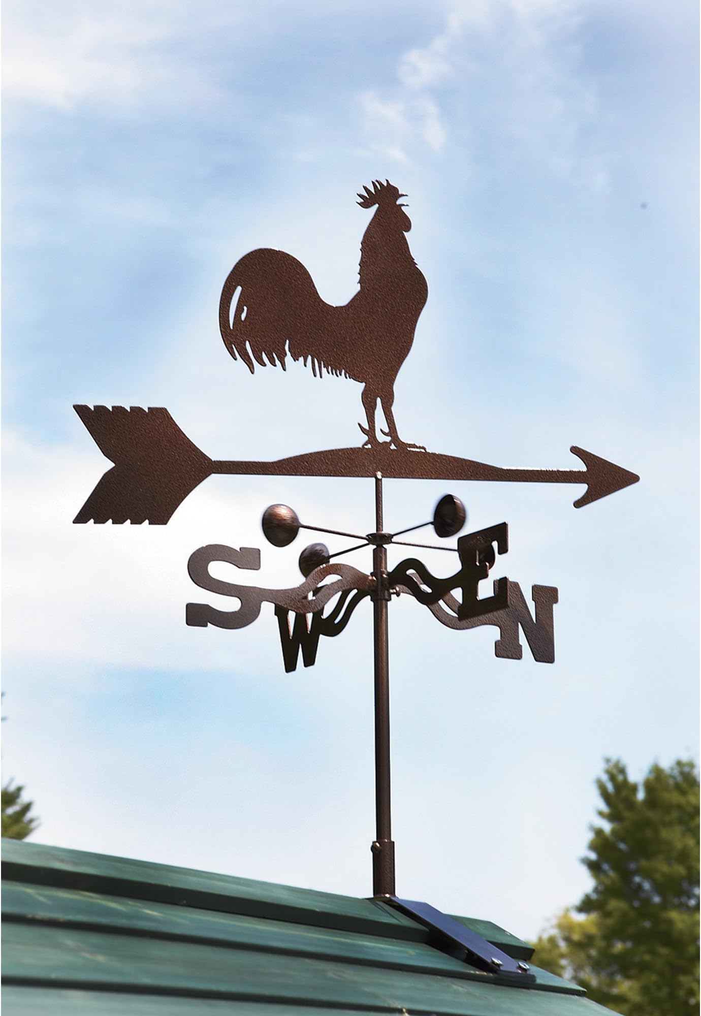 EZ Vane Roof Mount Weathervane, Model 9341, Classic Rooster